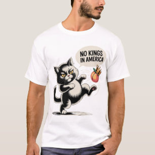 Keine Könige in Amerika Angry Cat Kick T-Shirt