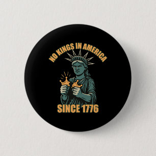 Keine Könige In Amerika Anti Eis Trump Freiheitsst Button