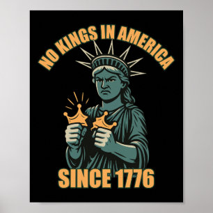 Keine Könige In Amerika Anti-Eis Trump Statue Der Poster