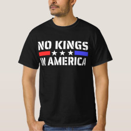 Keine Könige in Amerika - Anti-Monarchie T-Shirt
