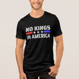 Keine Könige in Amerika - Anti-Monarchie Tri-Blend Shirt