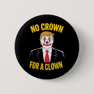 Keine Könige in Amerika Anti Trump 1  Button