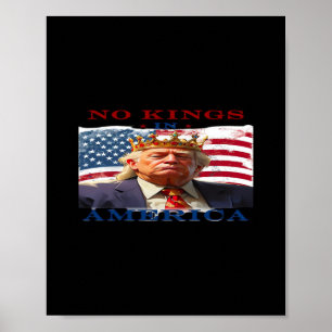 Keine Könige in Amerika Anti-Trump kreative Gestal Poster
