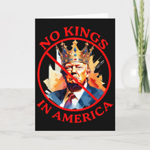 Keine Könige in Amerika Anti-Trump-Protest Karte