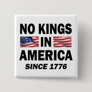 Keine Könige in Amerika Button