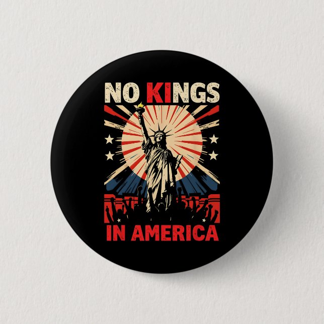 Keine Könige in Amerika Button (Vorderseite)