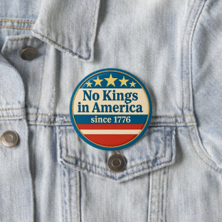 Keine Könige in Amerika Button