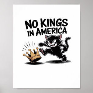 Keine Könige In Amerika Classic Bold Casual Poster