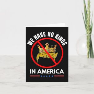 Keine Könige in Amerika Demokratie die Staaten una Karte