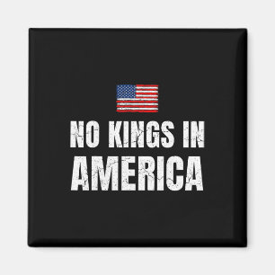 Keine Könige in Amerika Demokratie die Staaten una Magnet