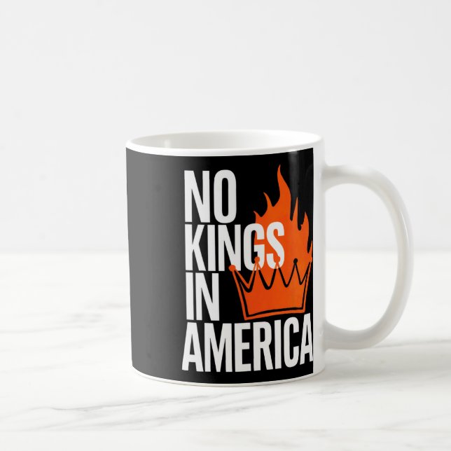 Keine Könige in Amerika Demokratie Gericht entsche Kaffeetasse (Rechts)