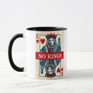 Keine Könige in Amerika Demokratie Protest  Tasse