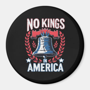 Keine Könige in Amerika Design Klassische Künstler Magnet
