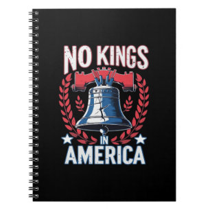 Keine Könige In Amerika Design Klassische Künstler Notizblock