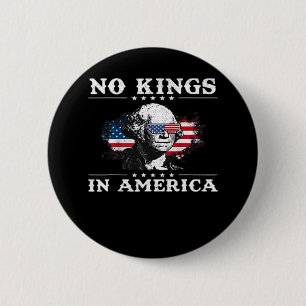 Keine Könige In Amerika Doge Klassischer Lustiger  Button