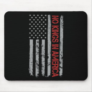 Keine Könige in Amerika Fahne Vintag Mousepad