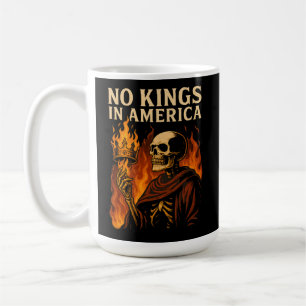 Keine Könige in Amerika Feuer  Kaffeetasse