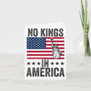 Keine Könige in Amerika - Flag-Protest Rettete Dem Karte