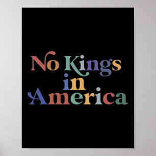 Keine Könige in Amerika - Flag-Protest Rettete Dem Poster