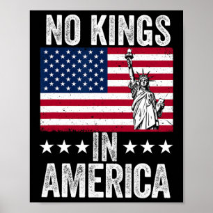 Keine Könige in Amerika - Flag-Protest Rettete Dem Poster
