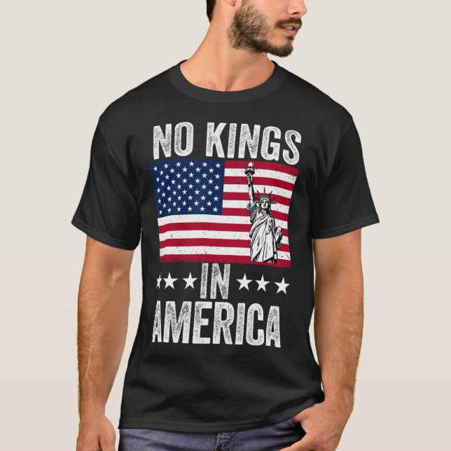 Keine Könige in Amerika - Flag-Protest Rettete Dem T-Shirt (Vorderseite)