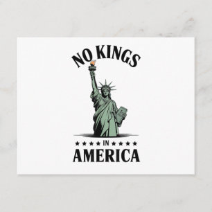 Keine Könige in Amerika Freiheitsstatue Begleitkarte