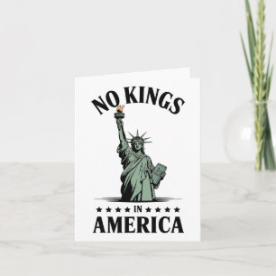Keine Könige in Amerika Freiheitsstatue Karte