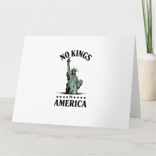 Keine Könige in Amerika Freiheitsstatue Karte