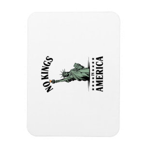 Keine Könige in Amerika Freiheitsstatue Magnet