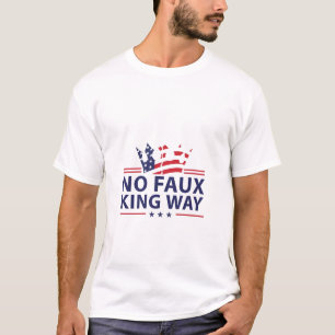 Keine Könige in Amerika gegen Trump - Antifaschism T-Shirt