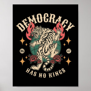 Keine Könige in Amerika gegen Trump Frauen in Frau Poster