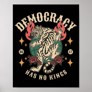 Keine Könige in Amerika gegen Trump Frauen in Frau Poster