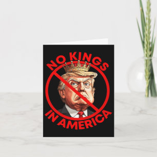 Keine Könige in Amerika gegen Trump Protest Karte