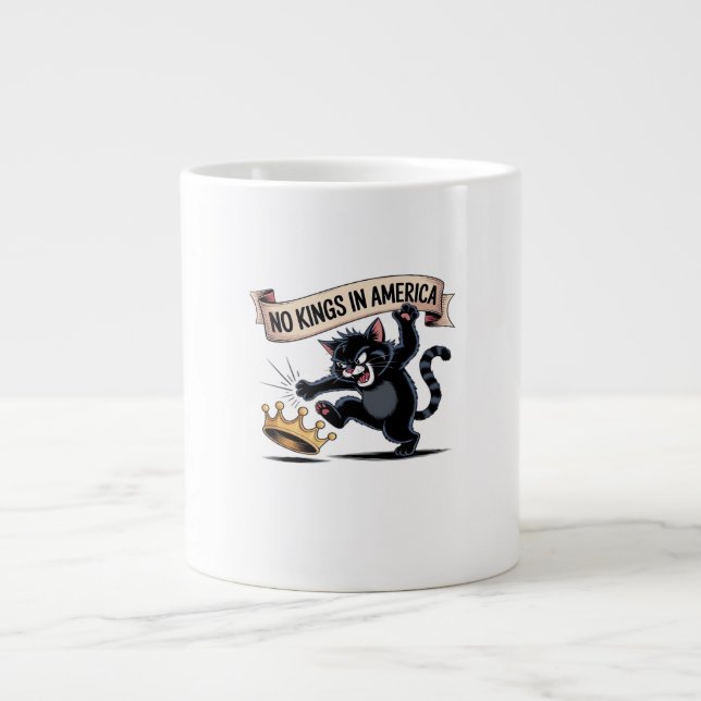 Keine Könige In Amerika Klassischer Kreativer Stil Jumbo-Tasse (Vorderseite)