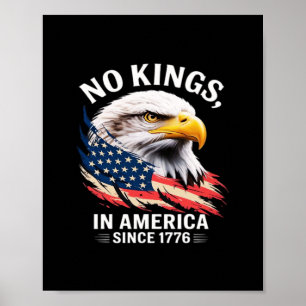 Keine Könige In Amerika Klassisches Retro-Grafikde Poster