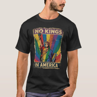 Keine Könige in Amerika LGBt Stolz Retro T-Shirt