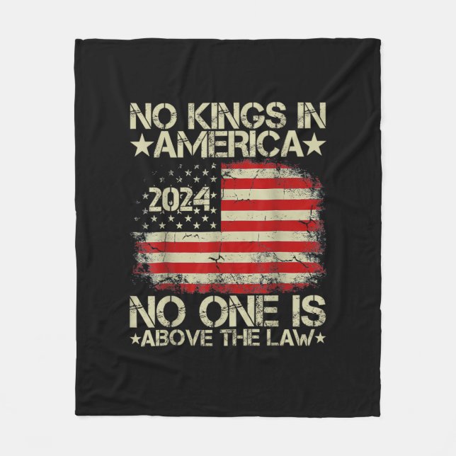 Keine Könige In Amerika Minimal Clean Fleecedecke (Vorderseite)
