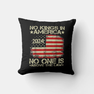 Keine Könige In Amerika Minimal Clean Kissen
