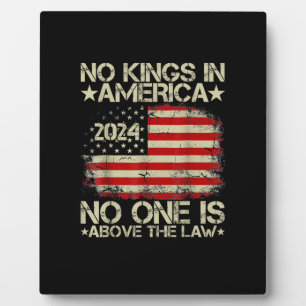 Keine Könige In Amerika Minimal Sauber Fotoplatte