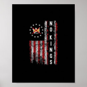 Keine Könige In Amerika Minimal Sauber Poster