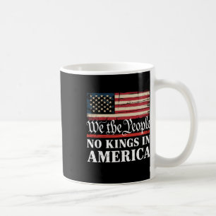Keine Könige in Amerika Patriotic Protest T-Shirt  Kaffeetasse