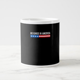 Keine Könige in Amerika Patriotischer Stil Jumbo-Tasse