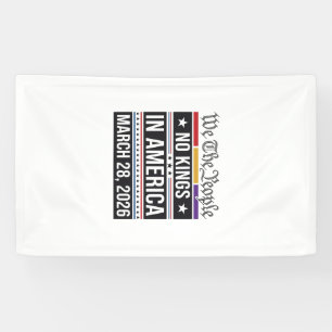 Keine Könige in Amerika Patriotisches Protest-Shir Banner