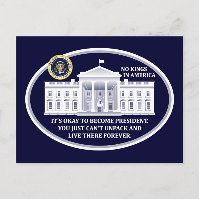 Keine Könige in Amerika Postkarten (Vorderseite)
