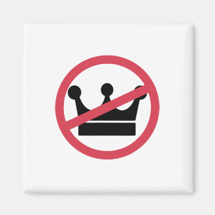 Keine Könige in Amerika Pro Demokratie gegen Monar Magnet