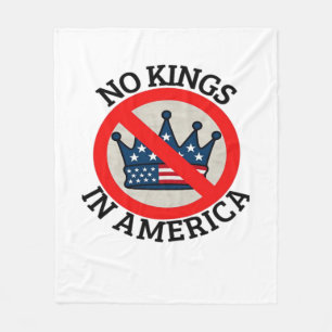 Keine Könige In Amerika Retro Klassiker Fleecedecke
