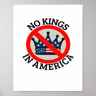 Keine Könige In Amerika Retro Klassiker Poster