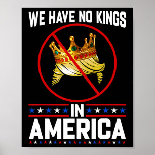 Keine Könige in Amerika retten Demokratie Ich wide Poster