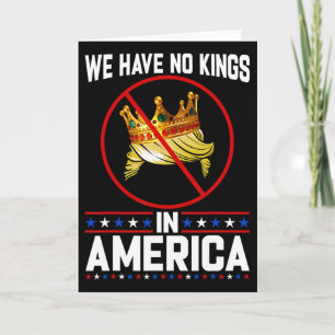 Keine Könige in Amerika retten die Demokratie, ich Karte