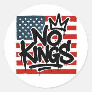 Keine Könige in Amerika Rettete Demokratie - ich v Runder Aufkleber